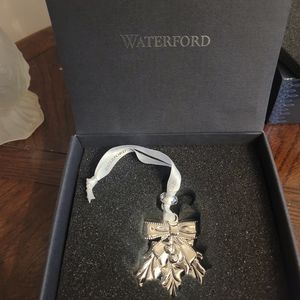 Waterford Silver Holly Ornament